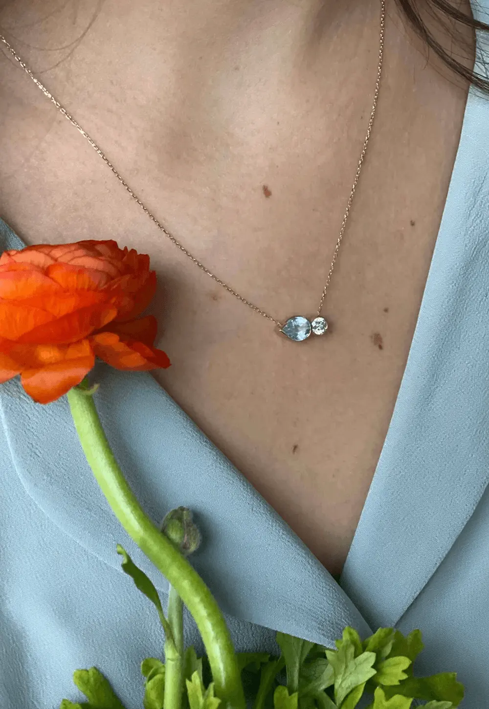 blue love necklace, love necklace, necklace, kolye, altın kolye